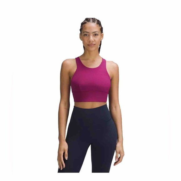 Lululemon Wunder Train Longline Bra *Medium Support, C/D Cup Pomegranate. Size 2 - Picture 7 of 16